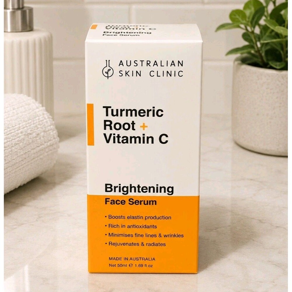Australian Skin Clinic Turmeric Root + Vitamin C Face Serum 1.69 fl oz / 50 mL